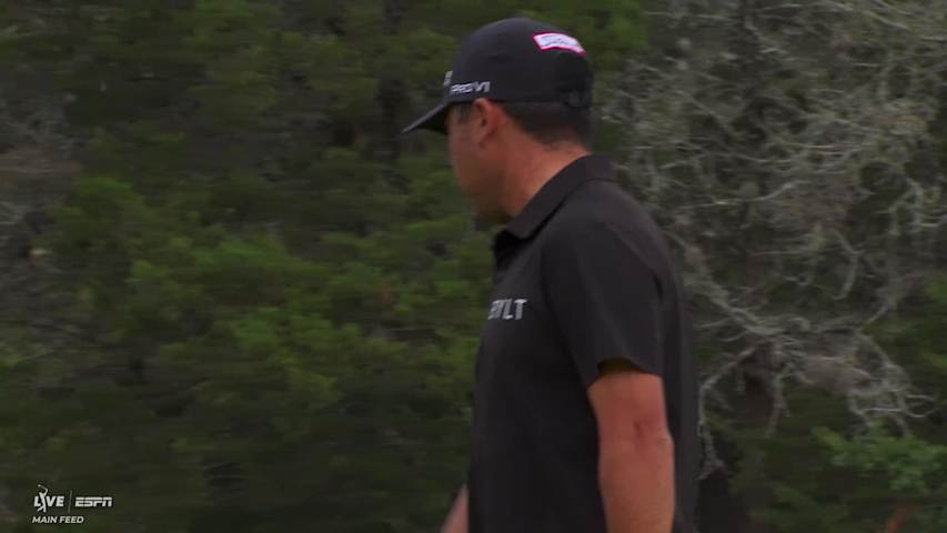 Doug Ghim drains 16-foot birdie putt on No. 10 at Valero