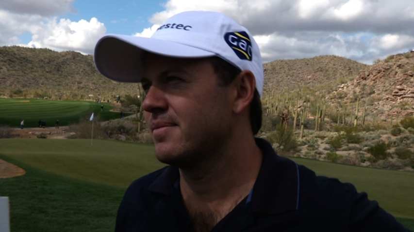 Sterne interview after Round 1 match at Accenture