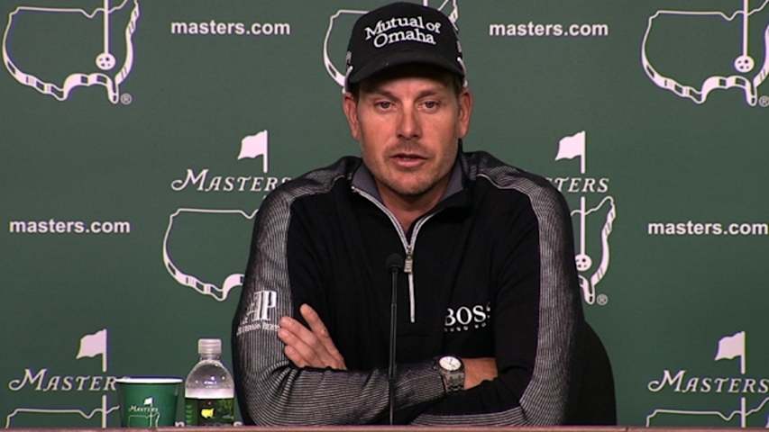 Henrik Stenson comments on recent success before the Masters