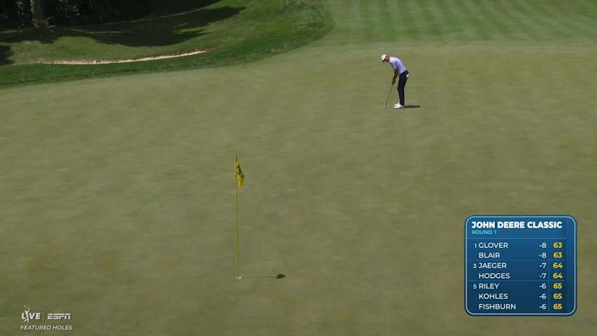 Mac Meissner drains 53-foot birdie putt on No. 12 at John Deere