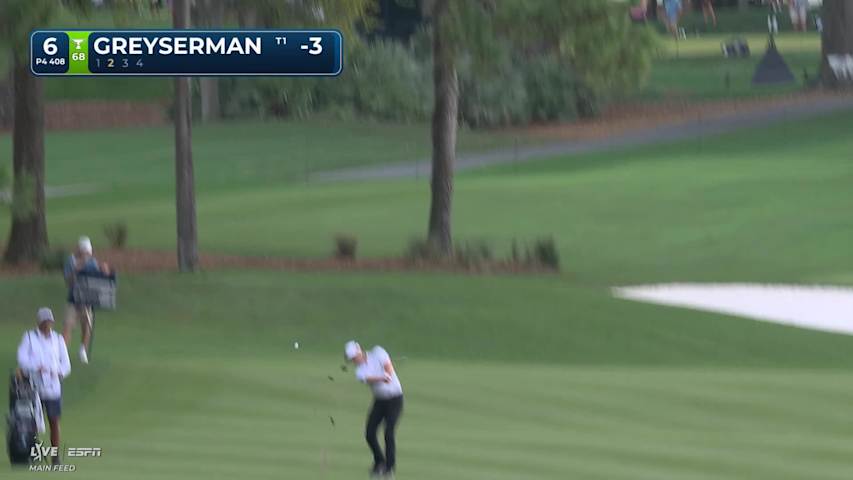 Max Greyserman hits 165-yard approach to 15 feet, sets up birdie on No. 6 at THE PLAYERS