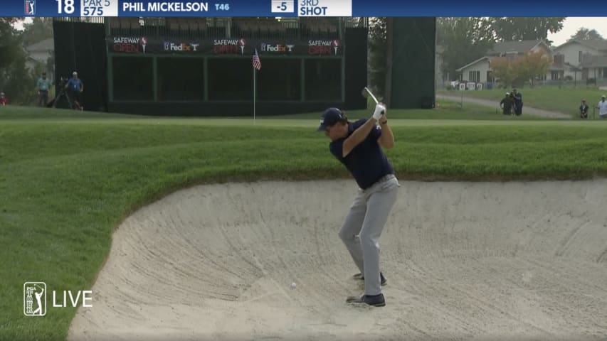Highlights and one-liners from Phil Mickelson's season debut at Safeway Open