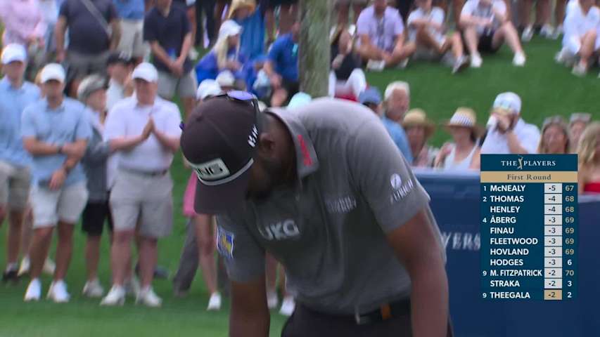 Sahith Theegala hits 180-yard tee shot to 6 feet, sets up birdie on No. 3 at THE PLAYERS