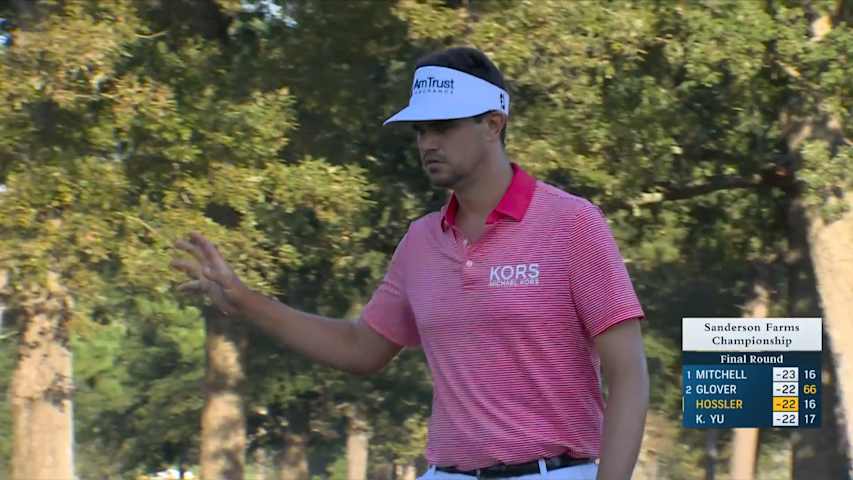 Beau Hossler makes clutch birdie on No. 17 at Sanderson Farms