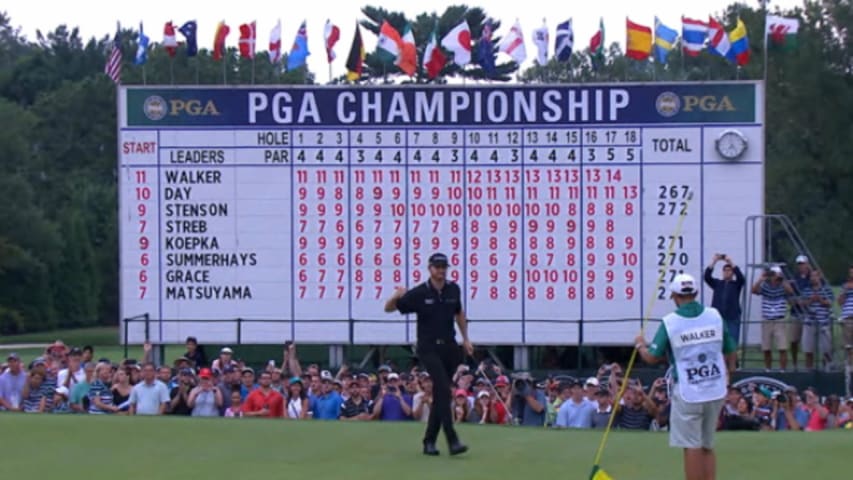 Jimmy Walker makes pressure putt to win the PGA Championship