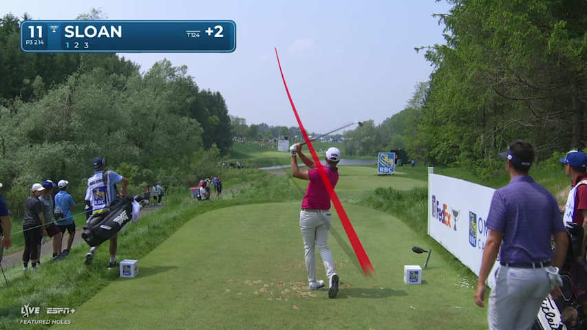 Roger Sloan makes birdie on No. 11 at RBC Canadian