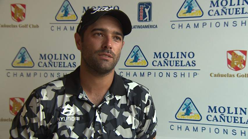 Benjamín Alvarado interview after Round 1 of the Molino Cañuelas Championship