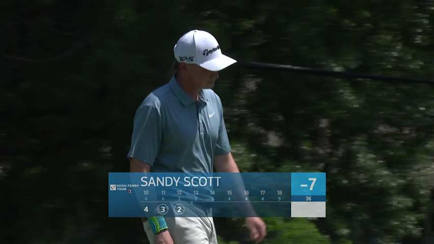 Sandy Scott makes birdie on No. 12 at AdventHealth