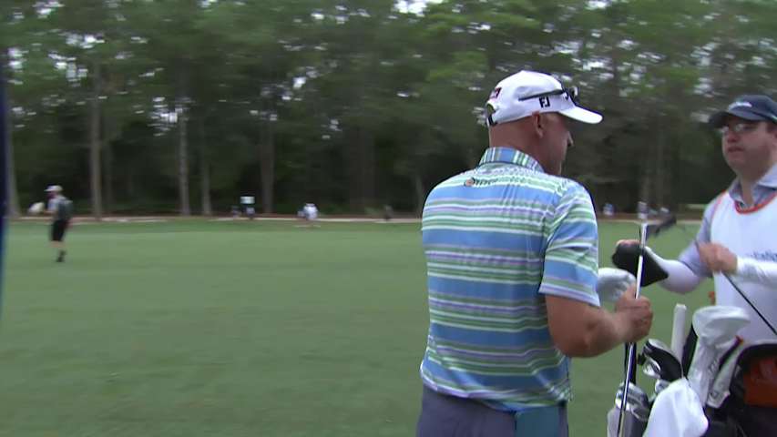 Cameron Percy makes birdie on No. 13 at Constellation FURYK & FRIENDS