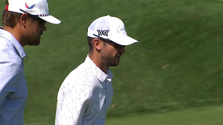 Brandon Crick makes 11-foot putt for birdie at Korn Ferry Tour Champ