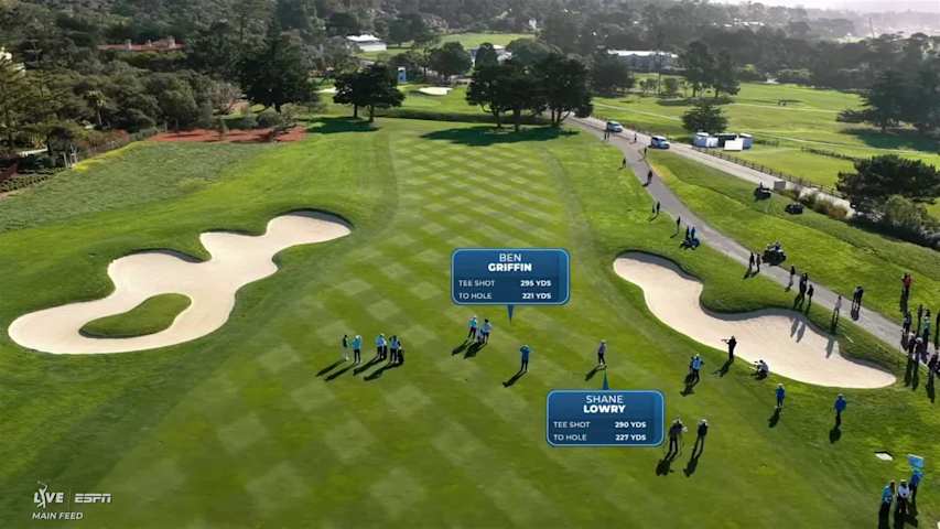 Shane Lowry makes birdie on No. 2 at AT&T Pebble Beach