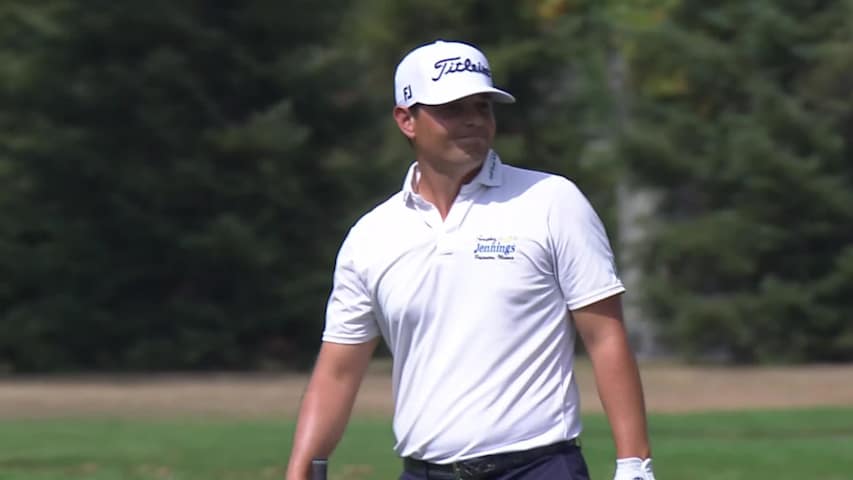 John VanDerLaan makes birdie on No. 12 at Nationwide Children's