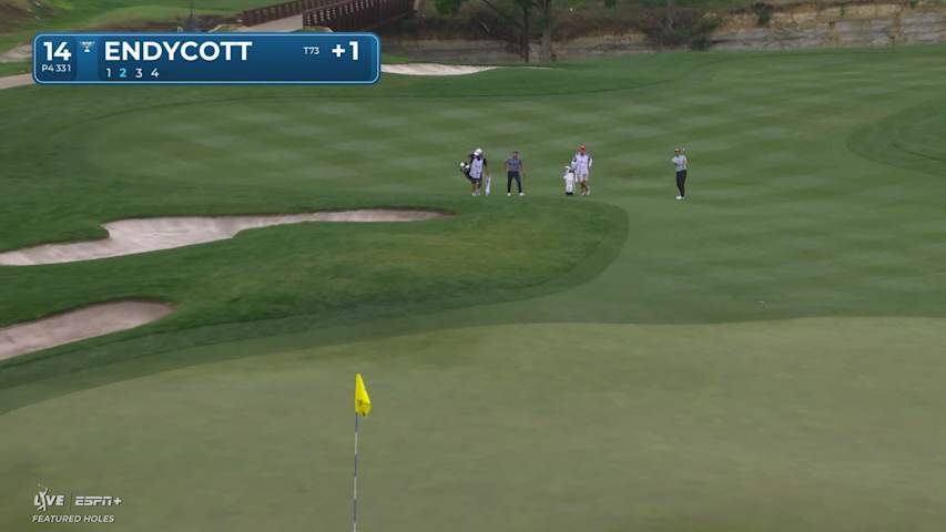 Harrison Endycott makes birdie on No. 14 at THE CJ CUP