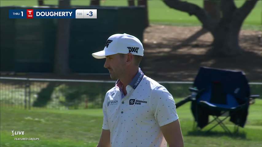Kevin Dougherty birdies the first at Valspar