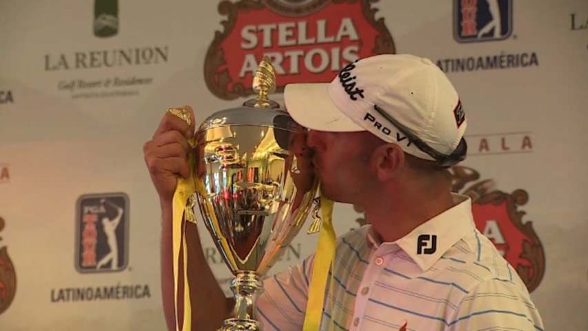 Daniel Balin es campeón del Guatemala Stella Artois Open en La Runion Golf Resort