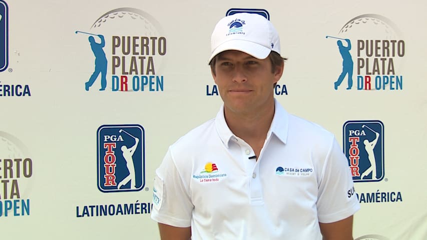 Willy Pumarol interview after Round 1 of the Puerto Plata DR Open