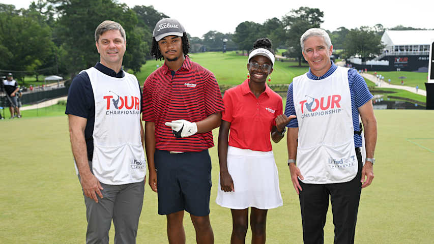 First Tee honorees hit ceremonial HOPE Tee Shot at TOUR Championship