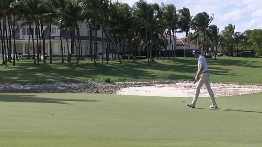 Davis Shore rolls in lengthy birdie putt at The Bahamas Golf Classic