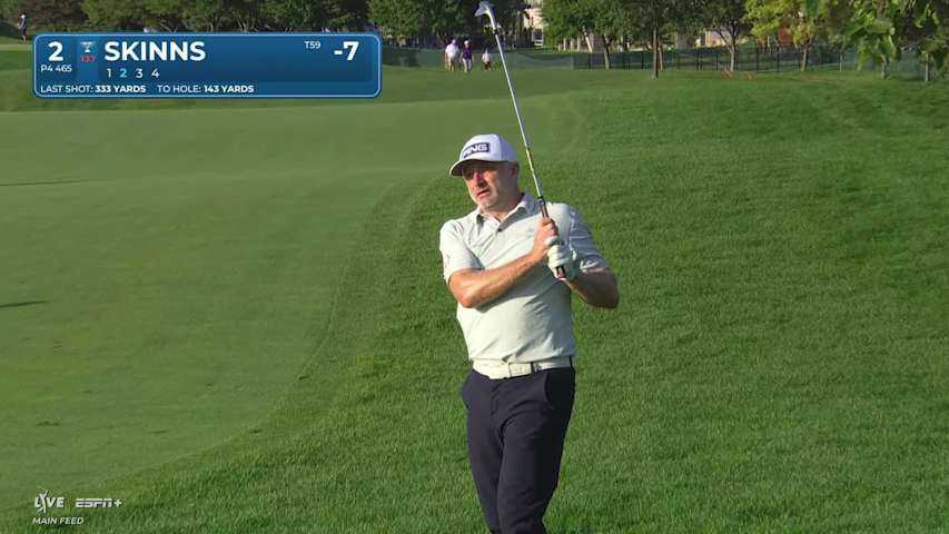David Skinns makes birdie on No. 2 at 3M Open