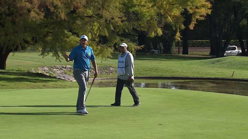 Paulo Pinto cierra con birdie la Ronda 2 del Abierto OSDE del Centro