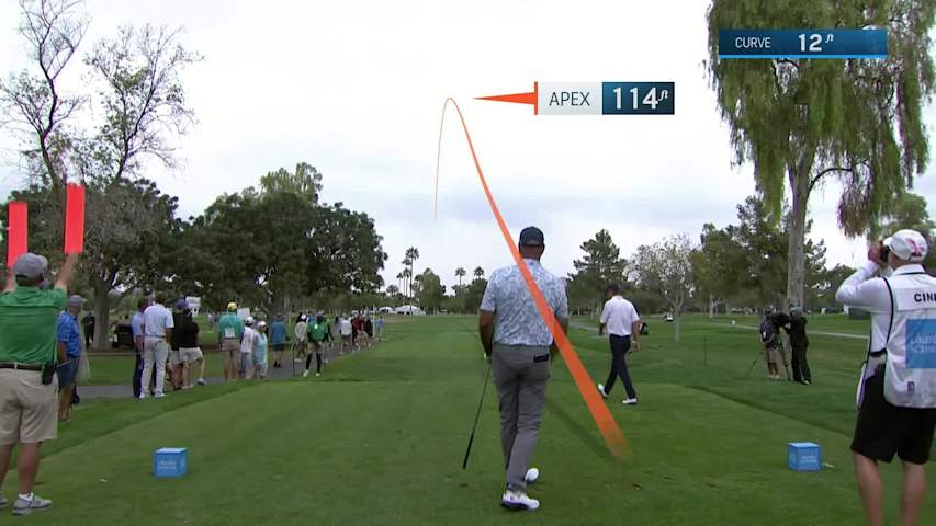 Stewart Cink makes birdie on No. 8 at Charles Schwab Cup Championship