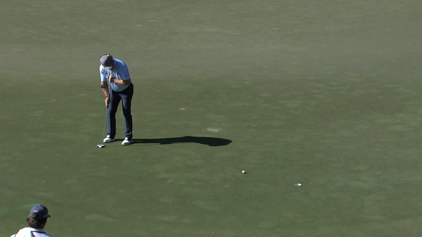 Scott McCarron drains birdie putt at SAS Champ