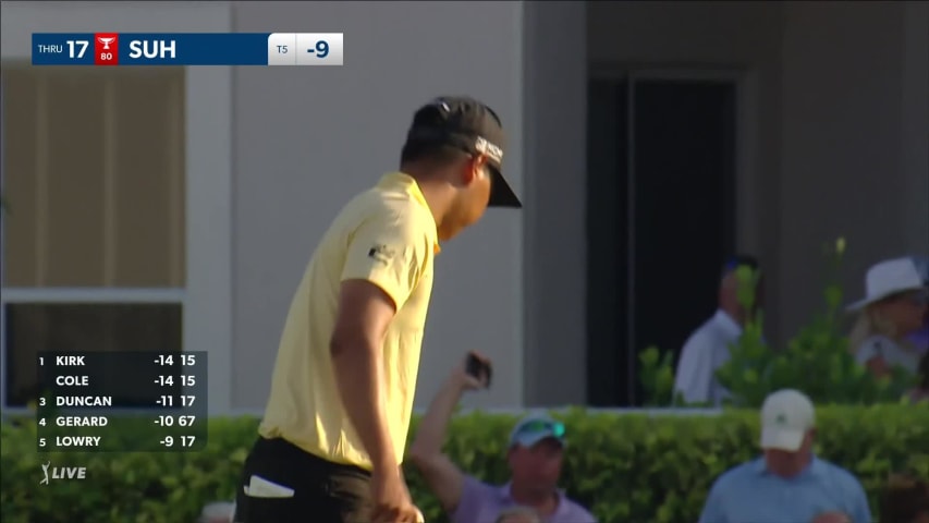 Justin Suh nearly aces No. 17 at Honda