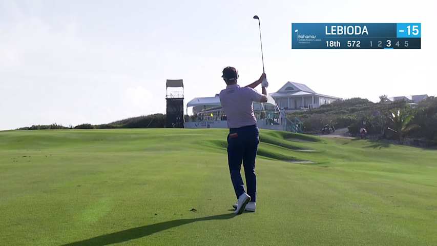 Hank Lebioda wedges it tight to set up birdie at The Bahamas Great Abaco Classic
