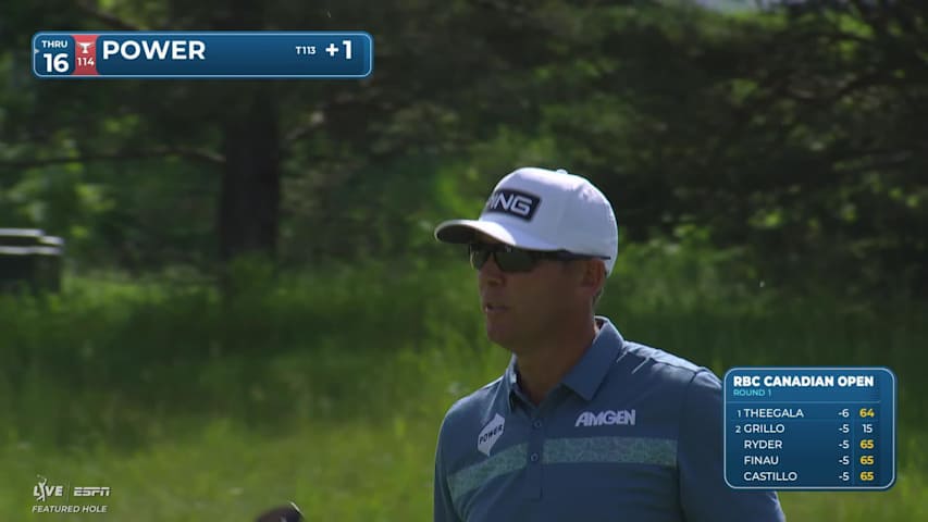 Seamus Power sinks 36-foot birdie putt on No. 16 at RBC Canadian