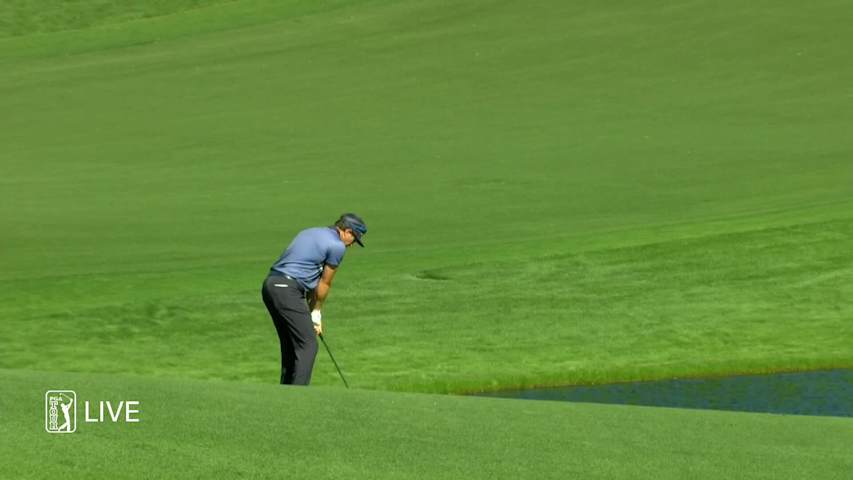 Tim Wilkinson birdies No. 15 at Wells Fargo