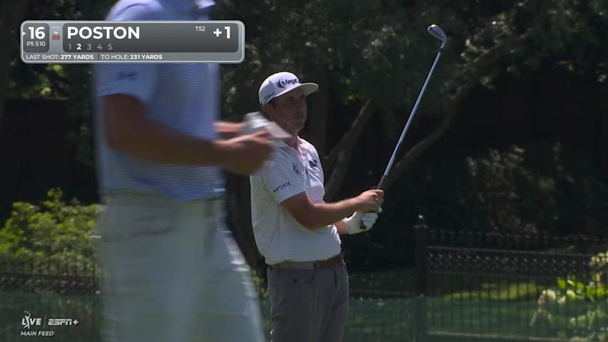 J.T. Poston makes birdie on No. 16 at FedEx St. Jude