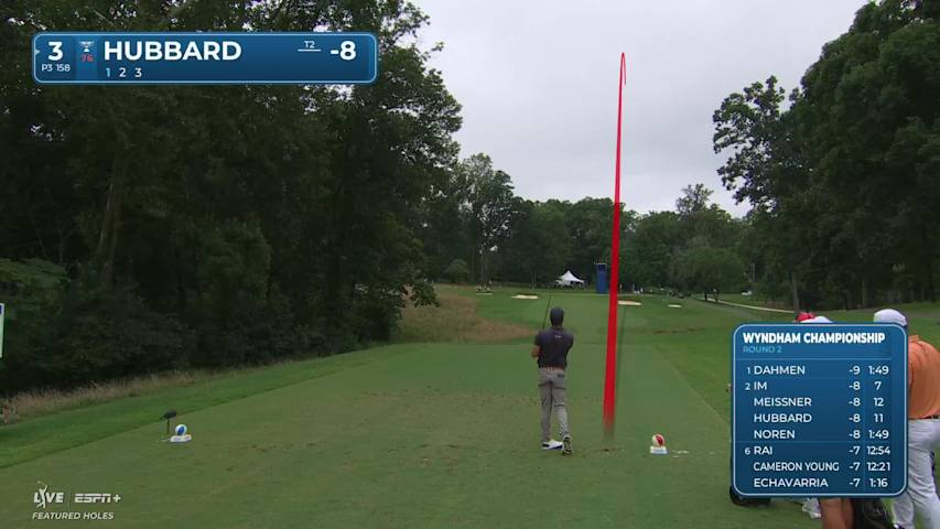 Mark Hubbard nearly aces No. 3 at Wyndham
