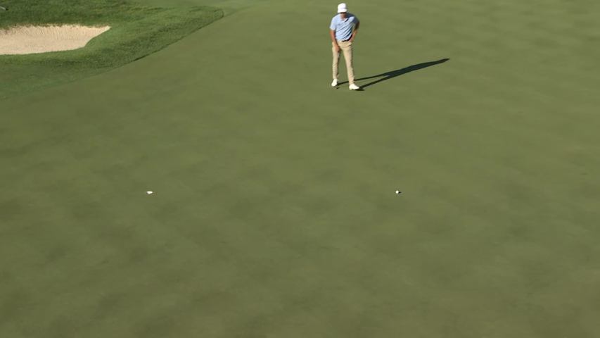Patton Kizzire drains 27-foot birdie putt on No. 17 at Bank of Utah