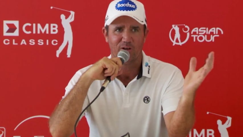 Scott Hend's press conference before 2016 CIMB