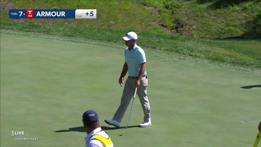 Ryan Armour's pin-high tee shot leads to birdie at John Deere