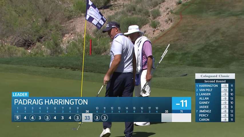 Padraig Harrington makes eagle on No. 11 at Cologuard Classic