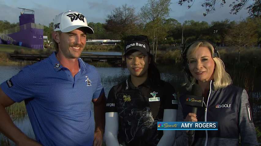 Team Knapp/Tavanatakit's interview after Round 2 of Grant Thornton
