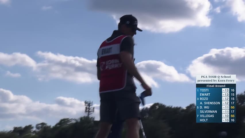 A.J. Ewart makes birdie on No. 16 at PGA TOUR Q-School