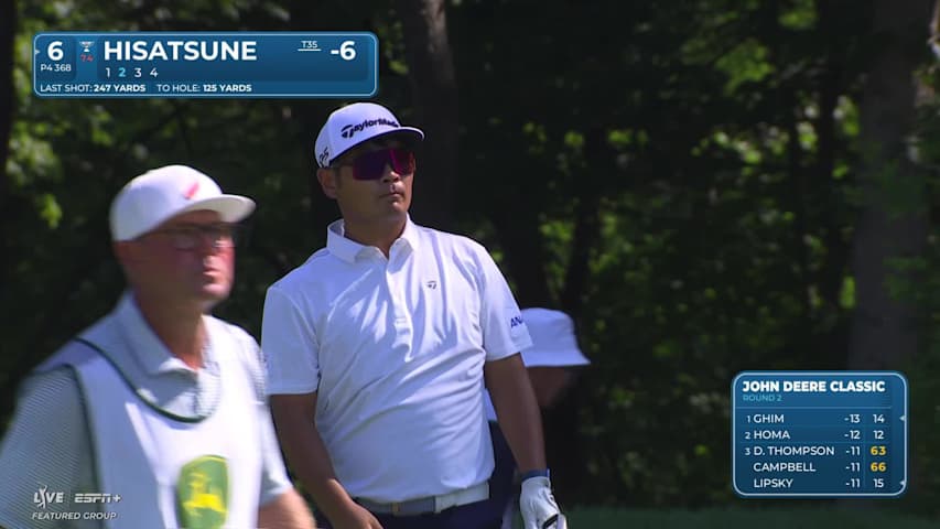 Ryo Hisatsune makes birdie on No. 6 at John Deere