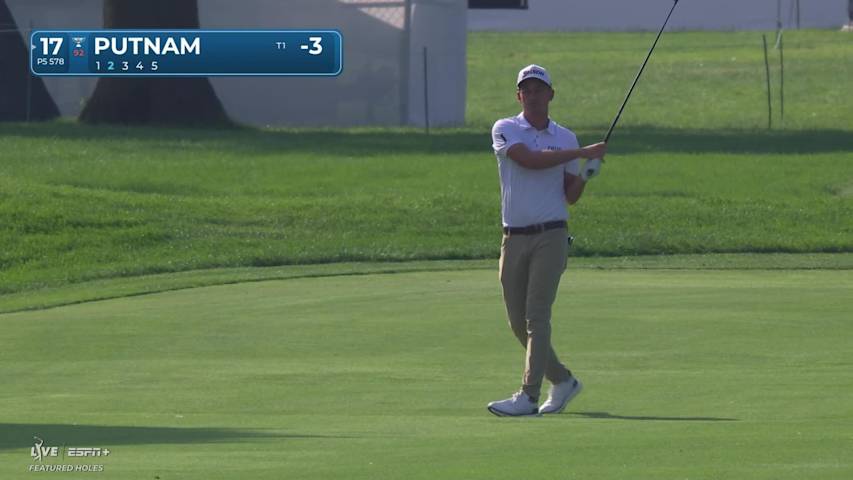 Andrew Putnam makes birdie on No. 17 at Rocket Classic