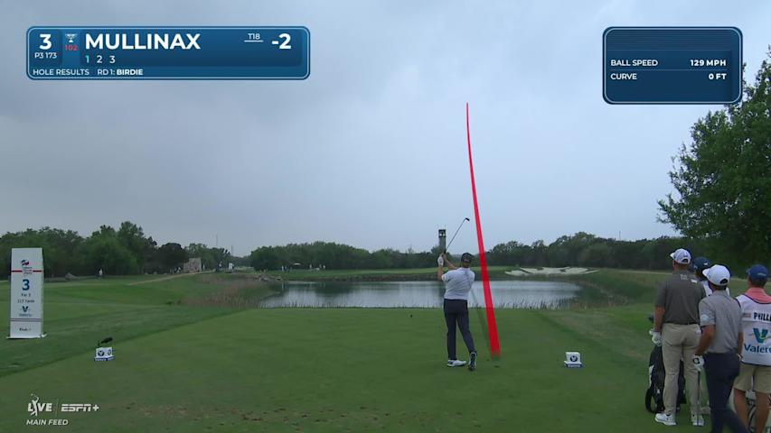Trey Mullinax uses solid tee shot to set up birdie at Valero