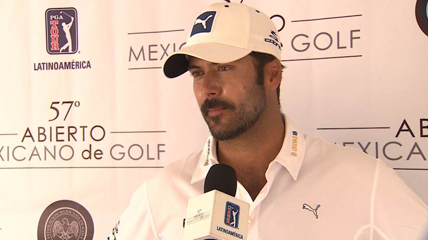 Entrevista José Manuel Garrido Ronda 3 del 57º Abierto Mexicano de Golf