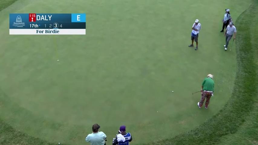 John Daly buries lengthy birdie at Ascension Charity Classic