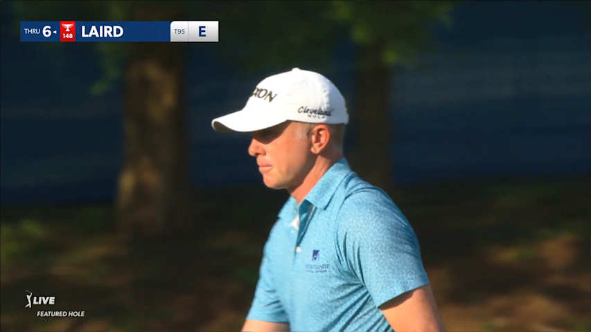Martin Laird nearly eagles No. 15 at Wyndham