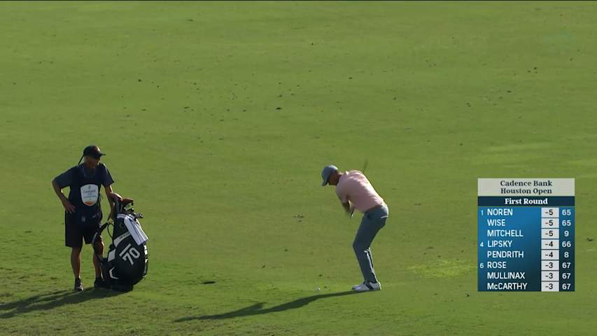 Zack Fischer wedges it tight to set up birdie at Cadence Bank