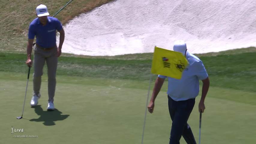 Dawie van der Walt makes birdie on No. 16 at Valero