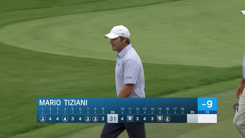 Mario Tiziani makes bounce-back birdie at Rogers Charity