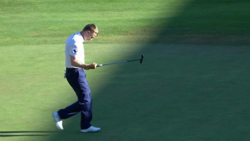 Russell Knox drains clutch putt to win Travelers