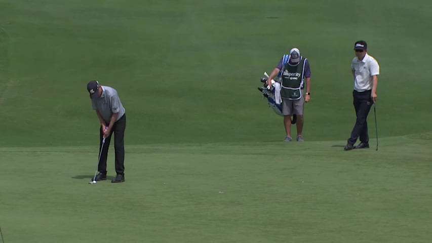 Steven Alker makes birdie on No. 15 at Insperity Invitational