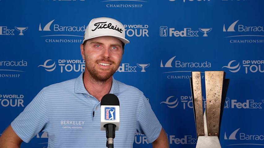 Ryan Gerard’s news conference after winning Barracuda